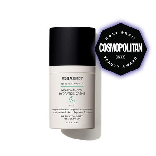 MDSolarSciences Advanced Hydration Cream for Women, Facial Night Cream, Cruelty-Free, Vegan, Paraben-Free, Fine Line Treatment, Anti-Aging, Hydrating, Ceramide, Squalene, Hyaluronic Acid, 1.7 Fl Oz