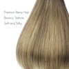 HOTBANANA Tape in Hair Extensions, 20 Inch Tape in Hair Extensions Human Hair 20pcs 50g Walnut Brown to Ash Brown and Bleach Blonde Balayage Tape Hair Extensions Straight Human Hair Tape in Extensions