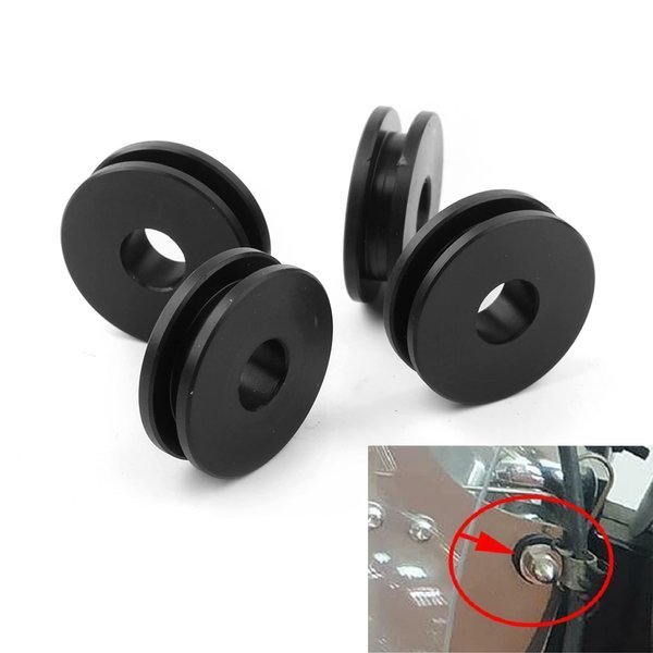PLSUS Motorcycle Windshield Bushing Detachable Windscreen Mounting Kit For Harley Road King Heritage Softail