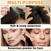 IONSGAKO Mineral Sunscreen Powder SPF Powder for Face Hair Scalp Sunscreen Powder Breathable Translucent Powder Broad Spectrum UV Protection SPF 35 Setting Mineral Powder Face Sunscreen 0.71oz