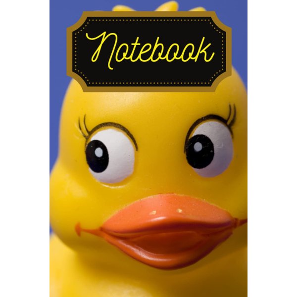 Cute Rubber Duck Notebook: This cute notebook is a great gift for rubber duck lovers and for anyone who collects rubber ducks and memorabilia