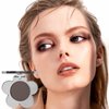 Erinde Single Gray Brown Matte Eyeshadow, Matte Shimmer Glitter Eye Shadow Pressed Powder Palette, Ultra-Blendable, Long Lasting, Intense Color Cool Brown Smokey Eye Makeup,Vegan & Cruelty Free