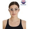 Arena Unisex Adult Air-Soft Anti-Fog Swim Goggles for Men and Women Recreational Swimming Superior Comfort Air Seals Technology, Clear/Clear