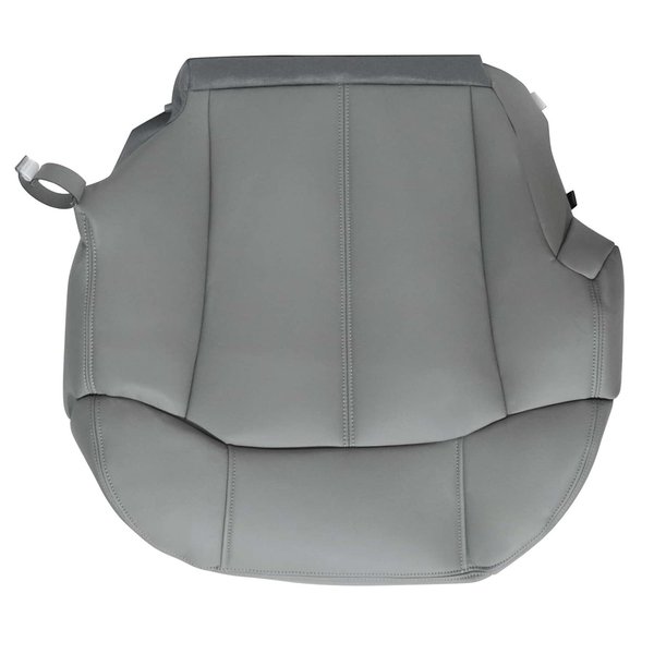 Priprilod 922/122 Gray Passenger Side Bottom Replacement Seat Cover Compatible with Silverado Sierra Tahoe Suburban Avalanche Yukon Yukon XL 1999 2000 2001 2002