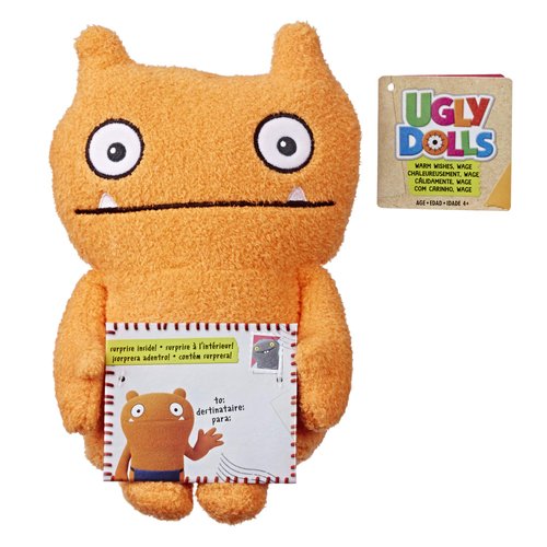 Hasbro Toys Uglydolls Warm Wishes Wage Stuffed Plush Toy, 10" Tall