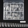 Fcozpjk Duck Nails Tips, 120Pcs Clear Short Duck Feet Nail Tips, Soft Nail Tips for Acrylic Nails Professional, Half Cover Duck Tips, Y2K Press On Nails, Nail Salon Supplies