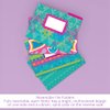 Barker Creek Designer File Folders, Bohemian, Multi-Design, Playful Patterns on Outside, Solid Colors on Inside, Letter Size, 1/3 Cut Tabs, Home, School and Office Supplies (1339), 12pt Cardstock