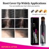Root Touch Up Hairline Powder Stick - Temporary Gray Coverage, Waterproof Hair Shading Sponge Pen for Hair Filler and Root Dye (Dark Black)