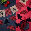 3 Pieces Lumberjack Baby Shower Banner Lumberjack Theme and It's a Boy Banner Garland Buffalo Plaid Woodland Animal Camping Banner for Baby Shower Kid Birthday Hunting Party Supplies Decoration