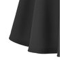 Urban CoCo Women's Basic Versatile Stretchy Flared Casual Mini Skater Skirt (Medium, Black)