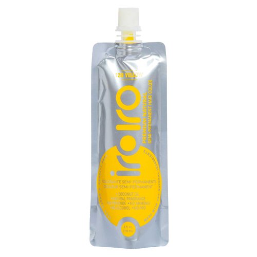 Iroiro Natural Premium Semi-Permanent Hair Color 120 Yellow 4oz