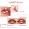 Leoly Dreaming Plumping Lip Oil, Moisturizing Lip Glow Oil, Long Lasting Nourishing Lip Gloss Lip Balm, Non-sticky Transparent Toot Lip Oil Tinted for Lip Care and Dry Lip - Raspberry