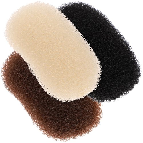 Beaupretty 3pcs Hair Base Sponge Volume Bump Inserts Hair Bases Hair Bump Up Clips Puff Hair Head Cushion Hair Styling Tools for Women Girls