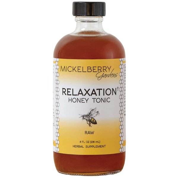 Mickelberry Gardens Relaxation Honey Tonic - Stress Relief Herbal Supplement (8 Ounces)