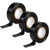 AAFB Electrical Tape Pack of 3 66 ft - Waterproof and High Temp Electrical Tape for Multipurpose Indoor and Outdoor Use (Black)