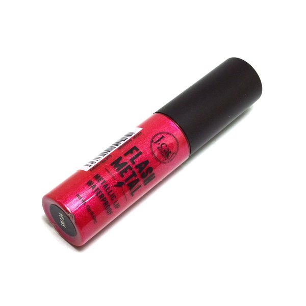 Jcat Beauty 1 Professional [ FM104 Burning Gaze ] Flash Metal Metallic Matte Lip Paint + Free Zipper Bag