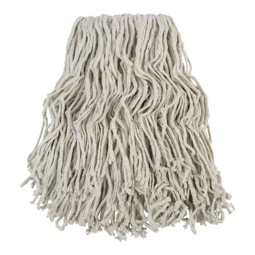 Boardwalk CM02024S Banded Cotton Mop Head, #24, White, 12/carton