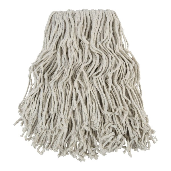 Boardwalk CM02024S Banded Cotton Mop Head, #24, White, 12/carton