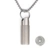 Small Pill Box Titanium Pill Fob Necklace Nitro Mini Waterproof Pill Holder Lightweight Survival Case Keychain Pill Case Necklace for Men & Women (TC10-Ti)
