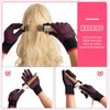 Suhine 20 Pcs Heat Resistant Gloves with Silicone Bumps Professional Heat Resistant Gloves for Hair Styling Curling Heat Resistant Work Gloves for Wand Hot Sublimation Gloves