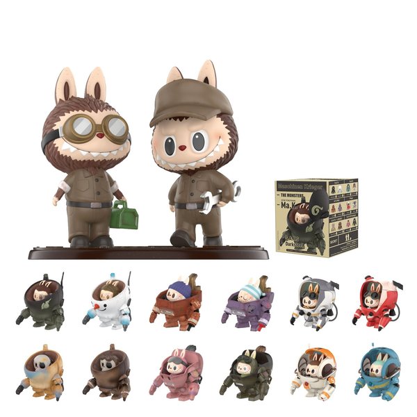 POP MART The Monsters x Kow Yokoyama Ma.K. Blind Box Figures, Random Design Box Toys for Modern Home Decor, Collectible Toy Set for Desk Accessories, 1PC