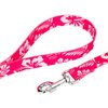 Country Brook Petz - Pink Hawaiian Martingale Dog Collar and Leash - Hawaiian Collection with 7 Tropical Designs (5/8 Inch, Small)