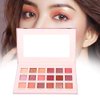 Eyeshadow Palette Browns, 18 Colors Matte Shimmer Makeup Kit Matte Shimmer Eye Shadow Long Lasting Pearlescent Matte Eyeshadow Powder Cosmetic