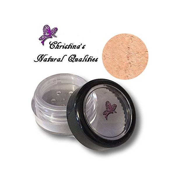 Christina's Natural Qualities All Natural Mineral Powder Matte Peach Eye Color (Eyeshadow) - Perfect Peach