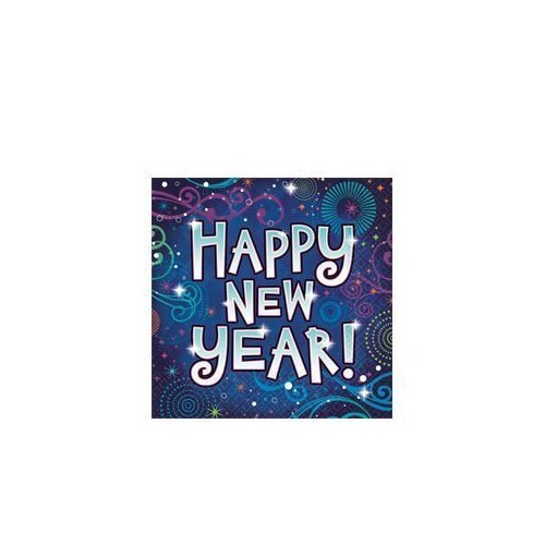 Amscan Midnight Festivities Luncheon Napkins (36ct)