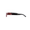 SAV Eyewear Women's Victoria Klein 9076 Red Round Reading Glasses, 27 mm + 2
