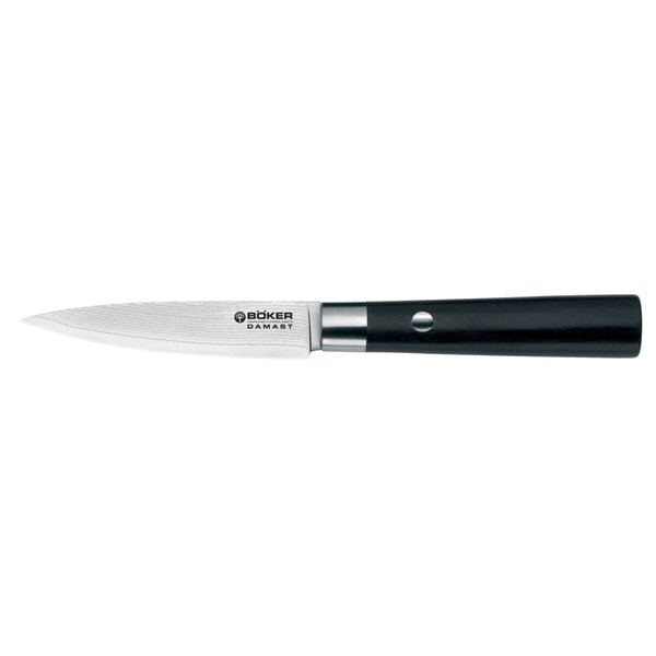 BOKER Paring Knife Damascus Black Series