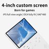 RG40XX V Linux OS Portable Game Console 64GB Storage 4.0-inch IPS Display H700 Quad-Core Bluetooth 4.2 3200mAh Battery 16M RGB Lighting(White)