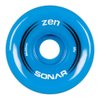 Riedell Sonar Wheels - Zen - Quad Roller Skate Wheels - 4 Pack of 32mm x 62mm 85A Wheels | Blue