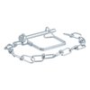 CURT 25012 Trailer Coupler Pin with 12-Inch Chain, 1/4-Inch Diameter x 2-3/4-Inch Long
