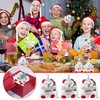 Poen 27 Pack Christmas Mini Plush Bears with Cards Set Jesus Winter Plush Bears Stuffed Animal for Classroom School Kids Exchange Prize Gifts Religious Bear Toy for Xmas Party Favors(Jesus Candy Cane)