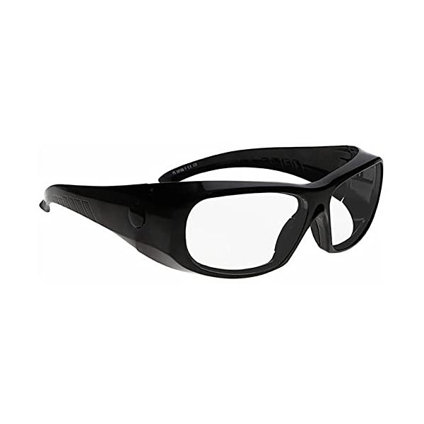 ATTENUTECH Lead Glasses, X-Ray Radiation Eye Protection.75mm Pb, Retro Classic Style, Economical (Black)