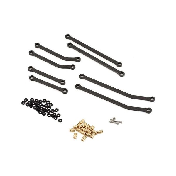 FURITEK Carbon High Clearance HIGH Links Set for SCX24 Gladiator AXI00005 Axial 1/24 RC Crawler Car