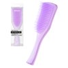 RHOS Hair Brush for Women,Men and Kids-Detangler Brush for Curly,Thick,Short,Thin Hair,Wet Dry Detangling Hair Brush for Smoothing,Anti Breakage-Hair Brush without Ball Tips(Purple)