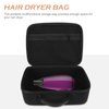 SOLUSTRE Black Hard Hair Dryer Storage Box Lightweight EVA Carrying Case Cover Hard Shell Hard Travel Case Storage Bag Hair Dryer Hard Travel Storage Case for Hair Dryer