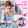 14 Pcs Hair Braiding Tool 2 Pieces Magnetic Pin Wristbandand 4 Pcs Braiding Comb for Parting with 8 Pcs Wide Teeth Alligator Sectioning Hair Clip for Hair Braid Tool Braid Maker (Purple, Pink)