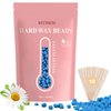 Keethem Hair Removal Wax, 1.1lb/17.6oz Waxing Beads for Sensitive Skin, Full Body Hard Wax Beans with 20 Wax Sticks for Women Men Bikini Brazilian, Armpit, Back and Chest Waxing