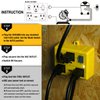 SENCTRL Automatic Vacuum Switch for Power Tools to Turn Dust Collector On and Off Automatically, Auto Switch for Woodworking Table Saw, Delay Shut Off Shop Vac, Safety Overload Circuit Breaker