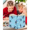 Mulafnxal 4 Pocket Card Binder 440 Double Sided Pockets - Trading Card Album Folder Collection Binder for Kids Boys Teens for Game Cards Sports Cards with Zipper Shoulder Strap,Stit