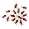 Wendy Mall 20Pcs Realistic Simulation Plastic Fake Cockroach Roach Novelty Bugs Joke Toys for April Fool's Day Halloween Party Favors Decoration Props