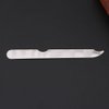 Parts Express Stainless Steel Metal Nail File, Double Side Fingernail Toenail Files Metal File Buffer Fingernails Toenails Art New Pedicure Tool for Salon and Home Manicure Files (F, 10)