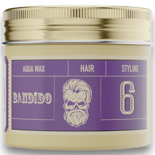 Bandido Aqua Wax 6 | 2-Pack | Medium Hold | Men's Hair Wax, Long Lasting Hold, Easy to Manage | 125ml / 4.22oz