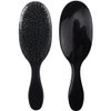 Boar Bristle Hair Brush Detangling Paddle Brush for Curly Fine Straight Natural Hair, Anti-frizz Detangler Brush Styling Hairbrush for Women Men