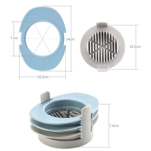 Ruibo Strawberry Slicer/Cutter With Stainless Steel Cutting Wires for Hard Boiled Egg Slicer