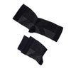 Tendon Ankle Compression Sleeve Brace Support, Reduces Pain & Swelling, Supports Foot Blood Flow (Black, Sm/Med)