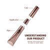 Anglicolor Contour Stick With Cushion Applicator,Liquid Contour Wand,Cream Contour Smooth,Bronzer Stick Lightweight Liquid Bronzer For Face (03)